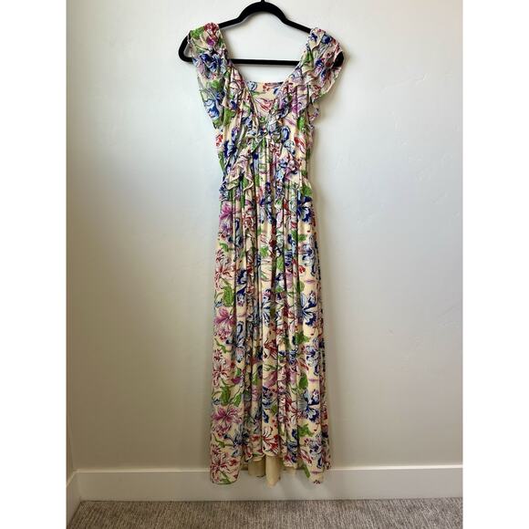 Hofmann Copenhagen Catharina Dress Tropical Floral, Vacation UK 34, US Sz 2 - Picture 2 of 10